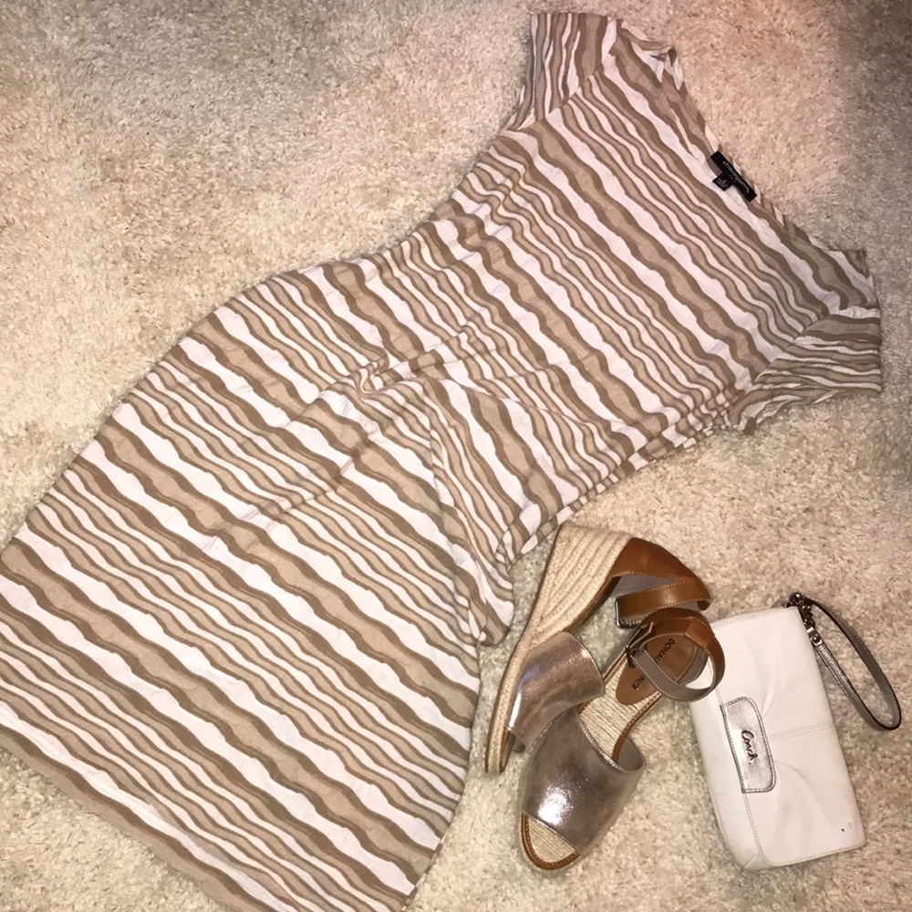 Cap Sleeve Boat Neck Summer Dress